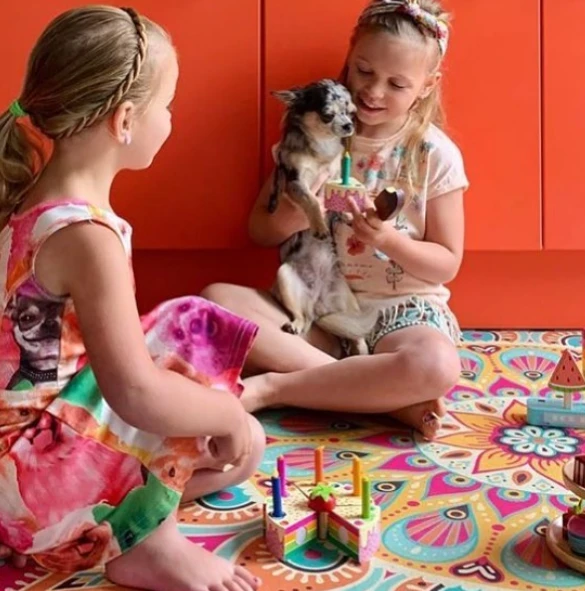 Tender Leaf Toys Verjaardagstaart Regenboog 3 Jr+ 6 Tender Leaf Toys Verjaardagstaart Regenboog 3 Jr+ - Afbeelding 4