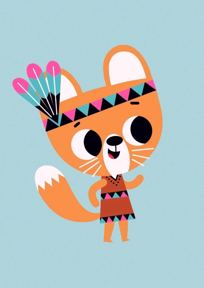 Petit Monkey Poster Squirrel 50 X 70 Cm 3 Petit Monkey Poster Squirrel 50 X 70 Cm